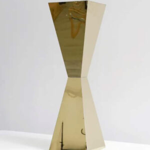 Stojak metalowy postument złoty KOLUMNA 80 cm