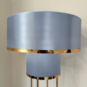 Stelaż 150 cm z NIEBIESKIMI ABAŻURAMI 60 cm i 30 cm