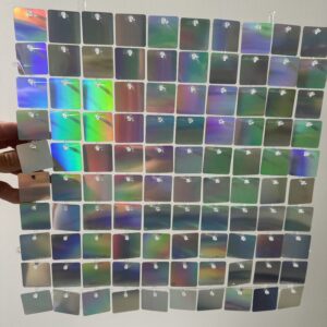 Panel cekinowy 30 x 30 HOLO srebrny błysk/mieniący się