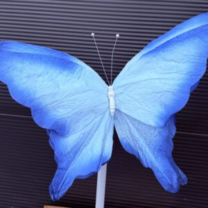 Motyl papierowy NIEBIESKI 50 cm