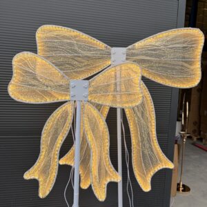 KOKARDA koronkowa LED 120 cm światło ciepłe + stelaż w zestawie